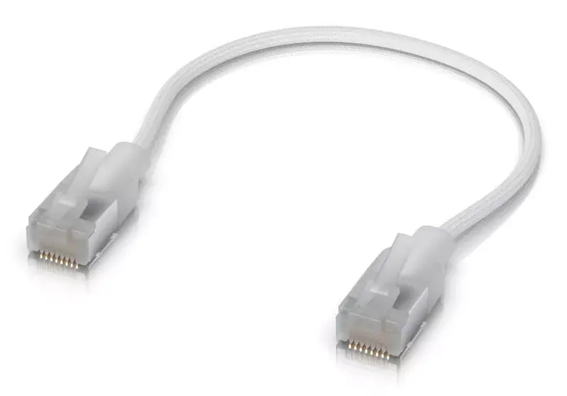 Сетевой кабель Ubiquiti UACC-Cable-Patch-EL-C6A-0.15M-W Photo 2