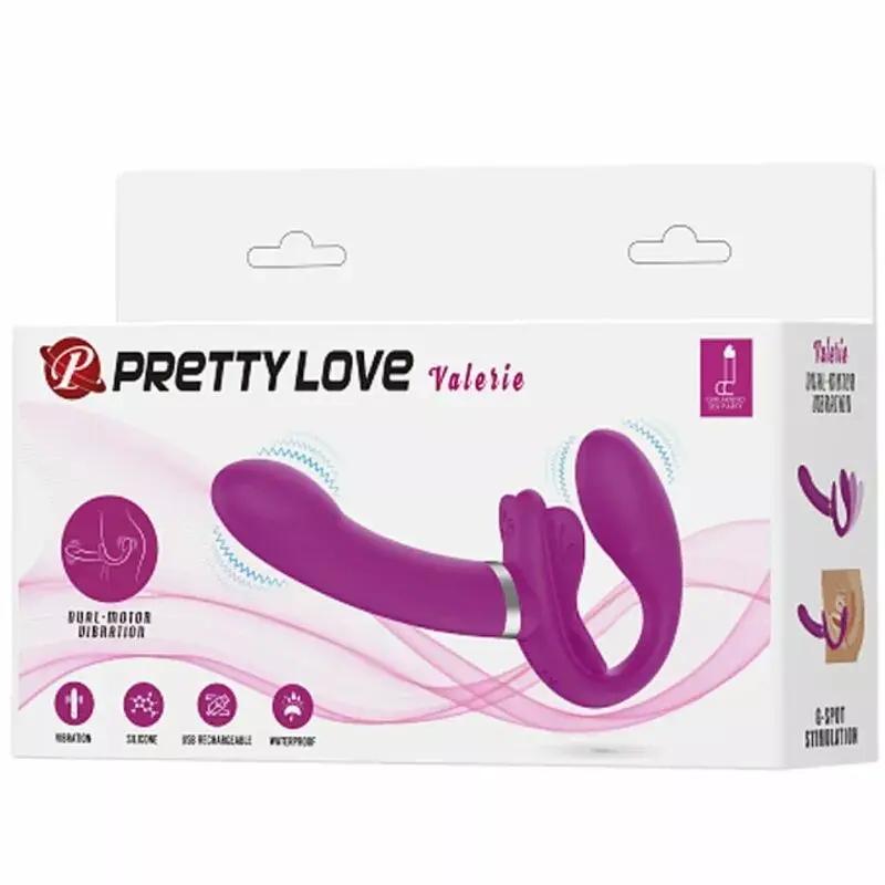 Двойной страпон вибратор Pretty Love Valerie Photo 7
