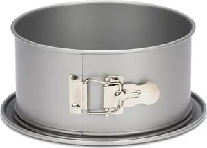 Patisse stainless steel springform cake pan 22 cm with high rim, silver