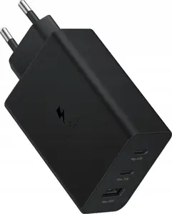 Sienas lādētājs DENMEN EP-T6530 65W, 2x USB-C PD un 1x USB-A, melns
