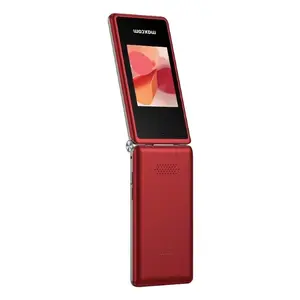 Кнопочный телефон MAXCOM MaxCom Comfort MM835 раскладушка, Dual SIM, 3.5" (8.89 см) 320×480, 1400 мА·ч, красный