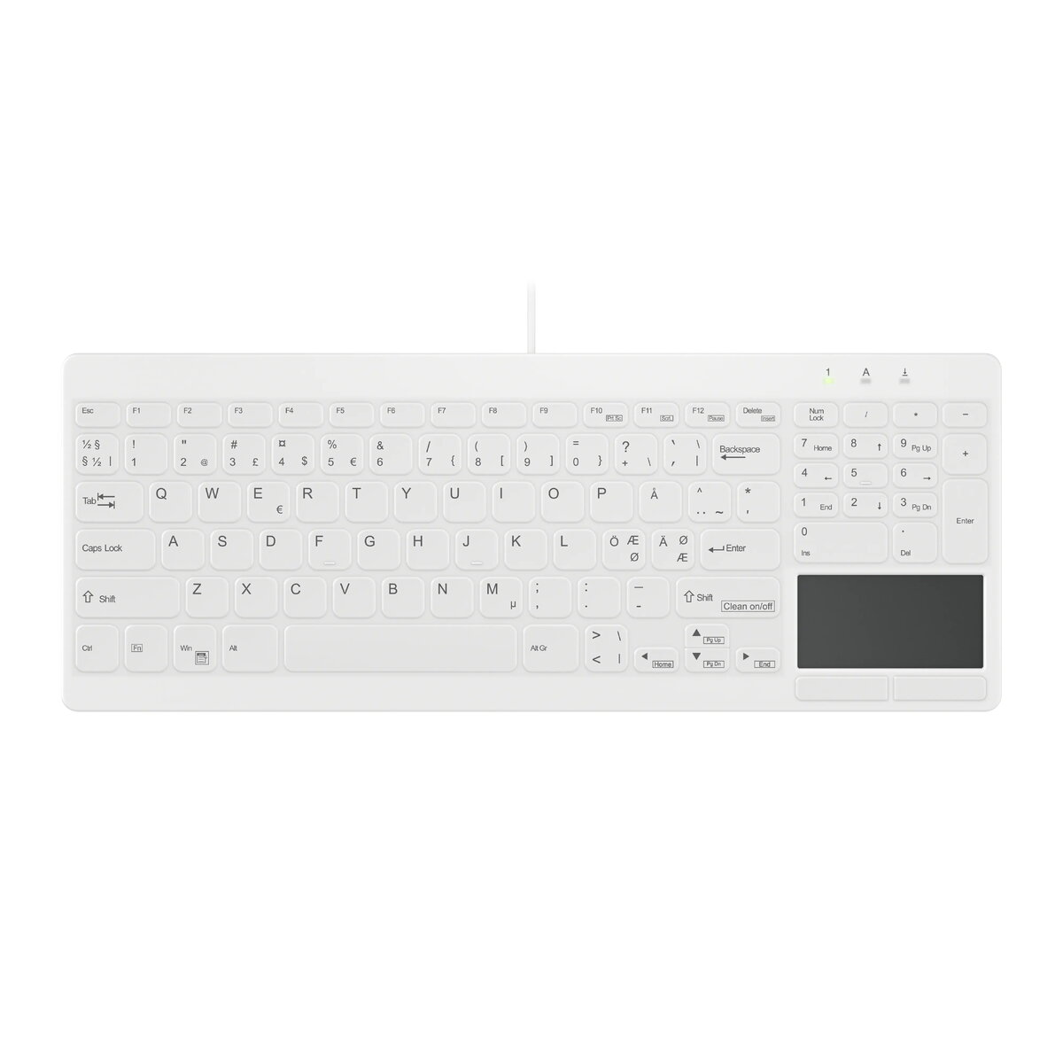 Medicīniskā tastatūra Cherry Active Key QuickClean