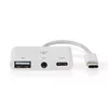 Nedis CCGB64790WT01 laptop dock USB 2.0 Type-C Photo 2