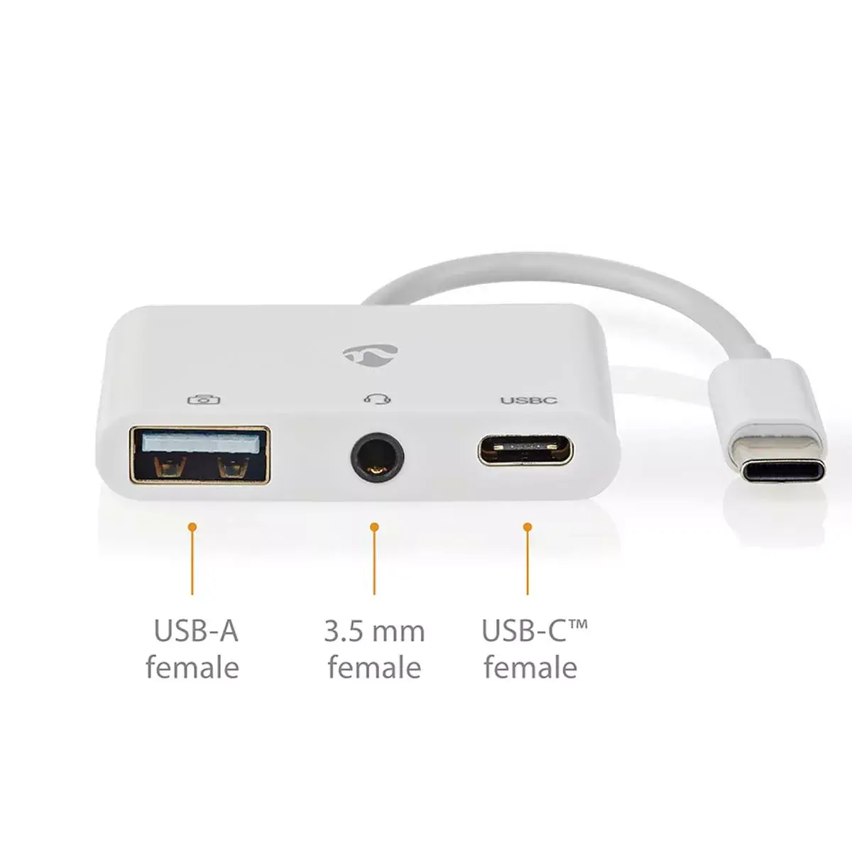 Nedis CCGB64790WT01 laptop dock USB 2.0 Type-C Photo 4