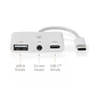 Nedis CCGB64790WT01 laptop dock USB 2.0 Type-C Photo 4