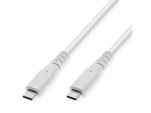 USB C to USB C cable VALUE 11.99.9065 — USB 3.2 Gen 1 (10 Gbit/s), 3 m, white