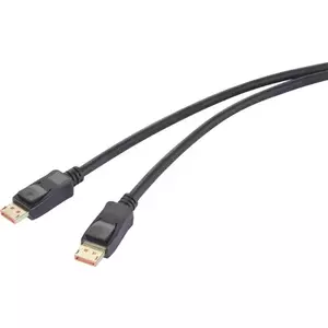DisplayPort kabelis Renkforce RF-6562820, 2,00 m, DisplayPort—DisplayPort, atbalsta 8K UHD
