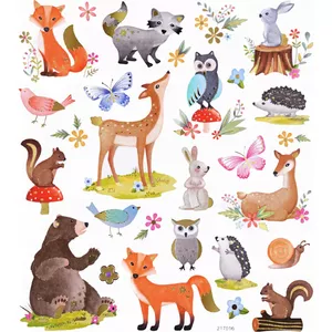 Sticker set DP Craft Naklejki Leśne zwierzęta 28 pcs — decorative forest animal stickers