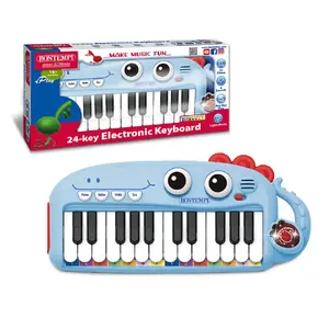 Игрушечный электронный синтезатор BonTempi Bontempi Electronic Kayboard — разноцветный, от 3 лет, питание AA