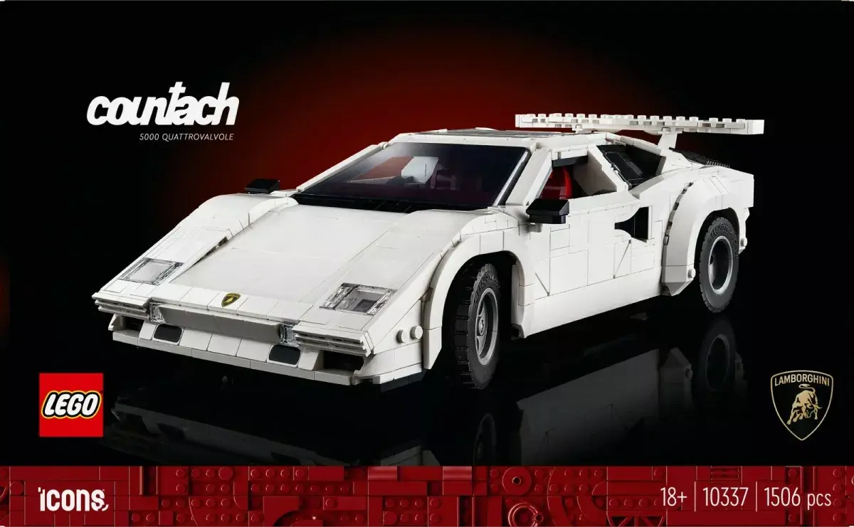 LEGO Icons Lamborghini Countach 5000 Quattrovalvole 10337 Photo 3