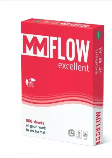 A4 paper bloom MM FLOW excellent 80 g/m² 500 Photo 1