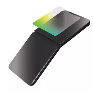 InvisibleShield Ultra Eco caurspīdīga ekrāna aizsargplēve Samsung Galaxy Z Flip5 Antibakteriāla Skrāpējumiem izturīga Triecienizturīga
