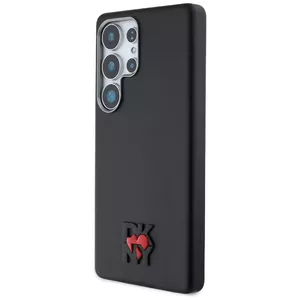 Phone case DKNY Leather Heart of NY for Samsung Galaxy S25 Ultra, black