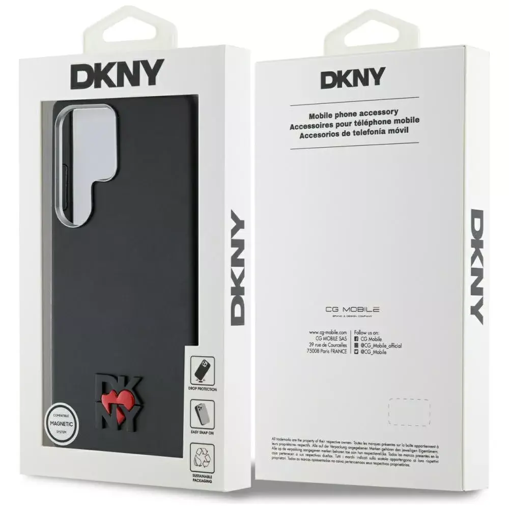 DKNY Leather Heart of NY vāciņš priekš Samsung Galaxy S25 Ultra Photo 8