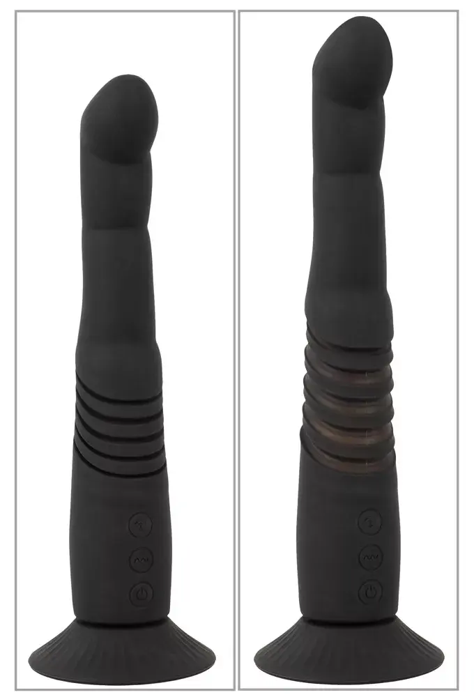 Вибратор Couples Choice Silicone фиолетовый — толкающий G/P Photo 4