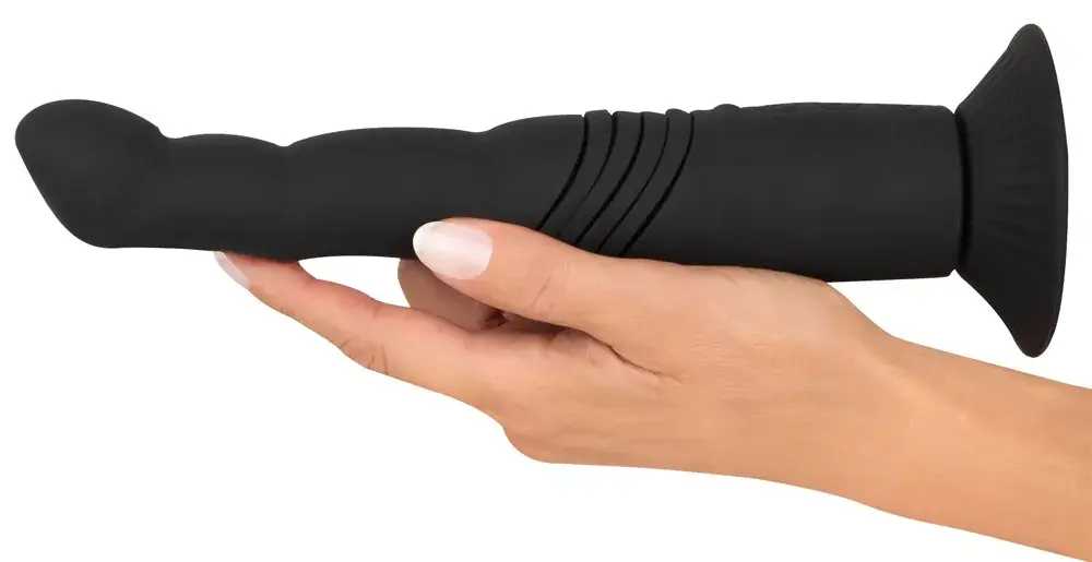 Вибратор Couples Choice Silicone фиолетовый — толкающий G/P Photo 9