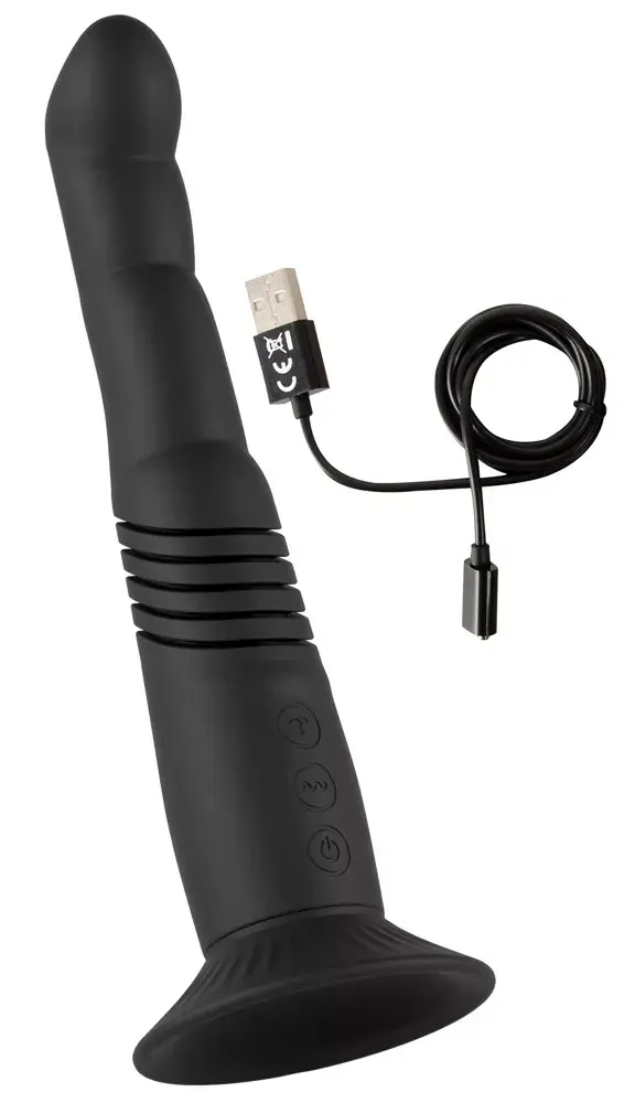 Вибратор Couples Choice Silicone фиолетовый — толкающий G/P Photo 11