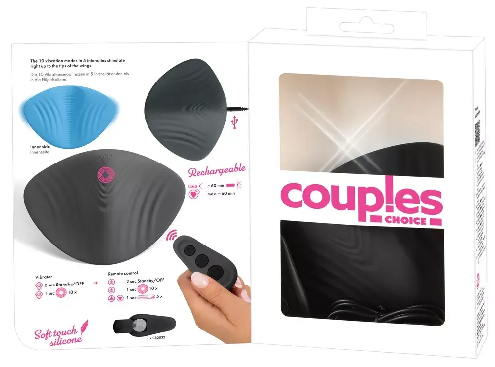 Лежащий вибратор Couples Choice RC LAY-ON Photo 16