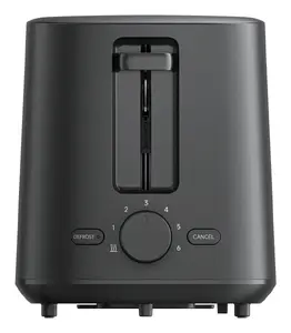 Toaster Xiaomi XMTSJ01FD — 2-slice, 930 W, black, button and rotary controls