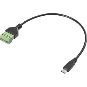 USB-C adapter cable Renkforce RF-6443952 30 cm — 1x connector to 1x clamp