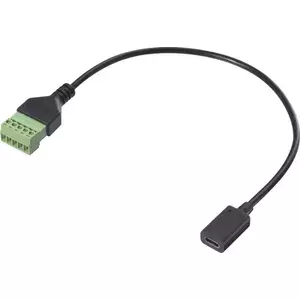USB-C adapter cable Renkforce RF-6443954, 30 cm, 1× socket to 1× clamp connection