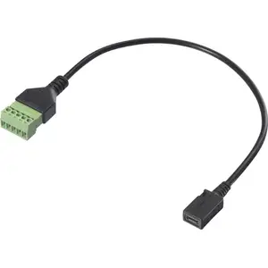 Адаптер-кабель USB 2.0 Renkforce RF-6443958 с 1x Micro-B и 1x зажимным разъёмом