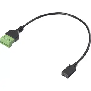 USB 2.0 adapter cable Renkforce RF-6443962 — 1× Mini-B to 1× clamp connection, 30 cm