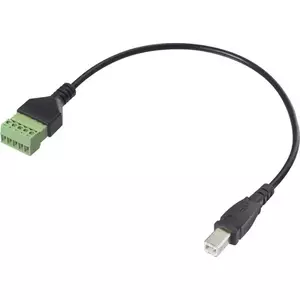 USB 2.0 adaptera kabelis Renkforce RF-6443964 30 cm — 1x USB 2.0 Type B spraudnis uz 1x spailes savienojumu