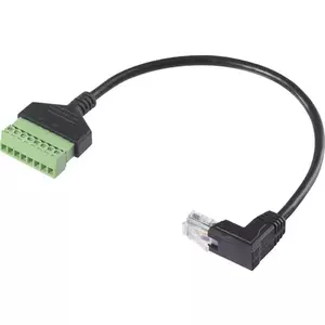 Network Cable Renkforce RF-6443974 RJ45 Connector 8p8c Ethernet 30 cm Black