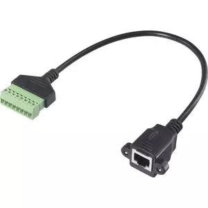 Network Cable Renkforce RF-6443976 RJ45 Connector 8p8c 30 cm Black
