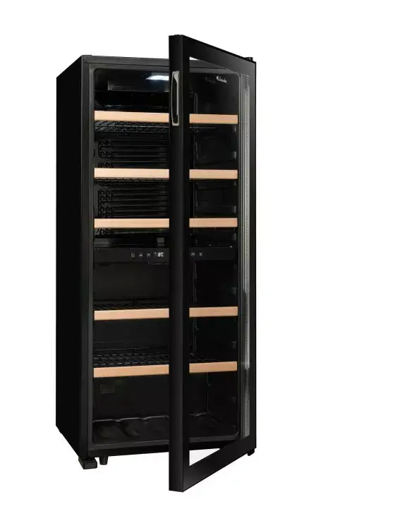 La Sommelière LS102DZBLACK винный шкаф 2 зоны 102 бутылки Photo 4