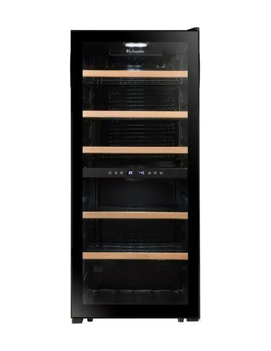 La Sommelière LS102DZBLACK винный шкаф 2 зоны 102 бутылки Photo 5