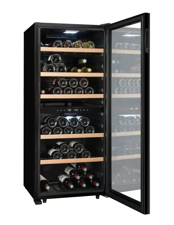 La Sommelière LS102DZBLACK винный шкаф 2 зоны 102 бутылки Photo 6