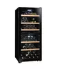 La Sommelière LS102DZBLACK винный шкаф 2 зоны 102 бутылки Photo 7