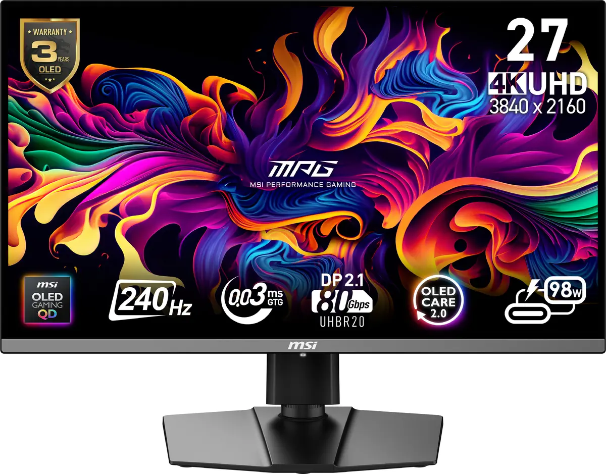 MSI MPG 272URX QD-OLED Spēļu monitors