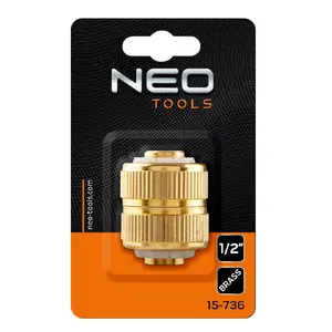 Соединитель для шланга NEO tools 15-736, 1 шт., 70 г