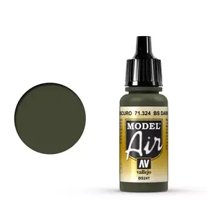 Acrylic paint VALLEJO 71.324, 17 ml, green, solvent-free liquid