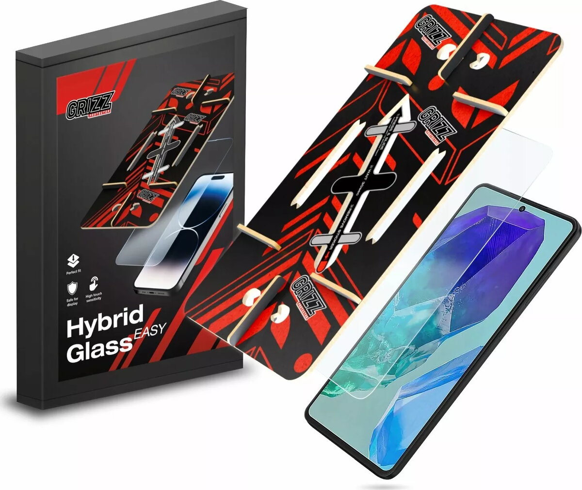 Aizsargstikls GrizzGlass HybridGlass Easy priekš Samsung