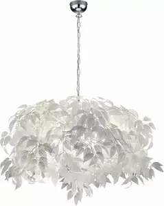 Подвесной светильник TRIO RL LEAVY R10464001 белый, современный, для потолка, одиночный