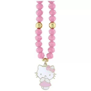 Phone charm HELLO KITTY Kitty Charm Pink with pearls and beads, model HKSTBEHP
