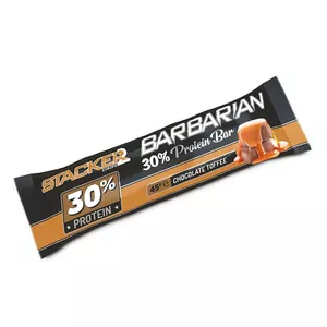 Stacker2 Barbarian 30% Chocolate Toffee Proteīna batoniņš 45g - (Proteīns 14g)