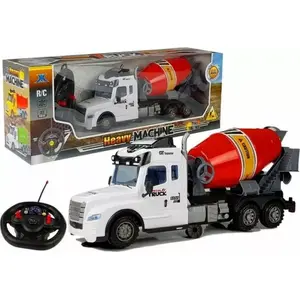 Remote Control Cement Mixer Truck LEAN Sport 16254-uniw, RC construction vehicle, battery-powered toy