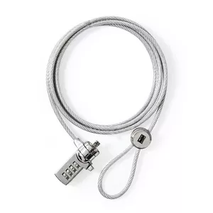 Cable lock Nedis NBLKD100ME Silver