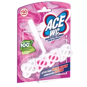Tualetes blokāde ace WC bloks Eucalyptus Flower 48 g – aromatizācija un tīrīšana tualetei