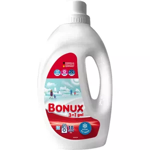 Liquid laundry detergent Bonux Polar Ice Fresh 0.9 L — up to 18 washes