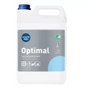 Grīdas tīrīšanas līdzeklis Kiilto FC2 Optimal 5 l, sārmaina šķīduma formula mazgājamām cietajām grīdām