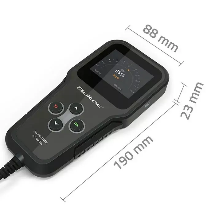 Battery analyzer QOLTEC 52489 — 6V 3-in-1 Photo 8