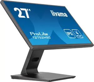 iiyama ProLite T2752MSC-B1AG 27 collu Full HD LED skārienjutīgais monitors ar IPS paneli, HDMI, DisplayPort, skaļruņiem un USB centrmezglu