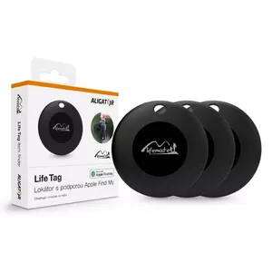 Keychain set ALIGATOR Lifetag Apple Find My 3 pcs APD002, Bluetooth tracker for Apple Find My