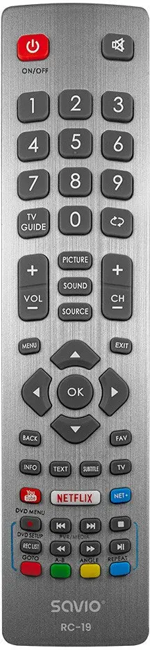 Savio RC-19 Universal Remote Control for Sharp TV Photo 4
